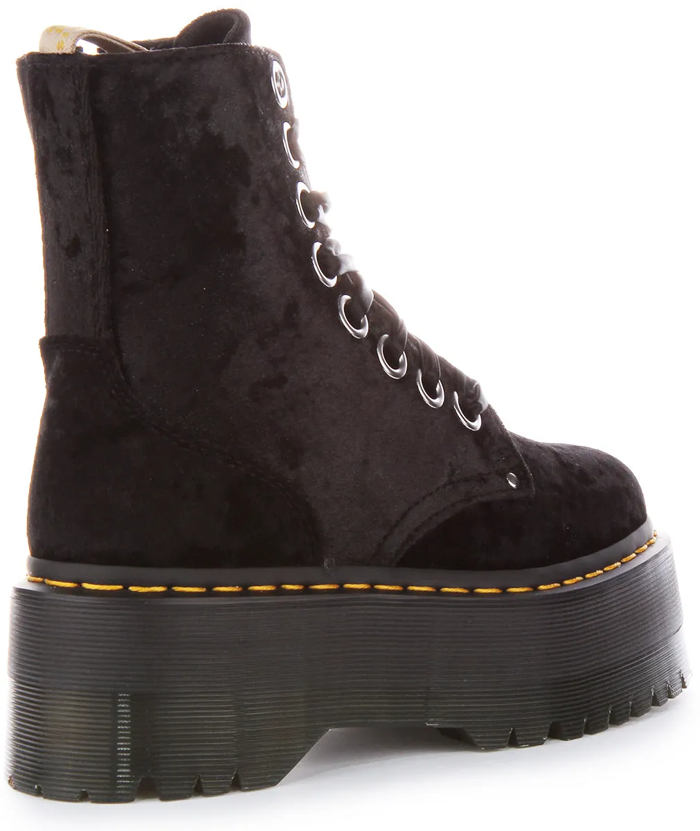 Dr Martens Vegan Jadon Max In Schwarz Für Damen Schuhe Dr Martens