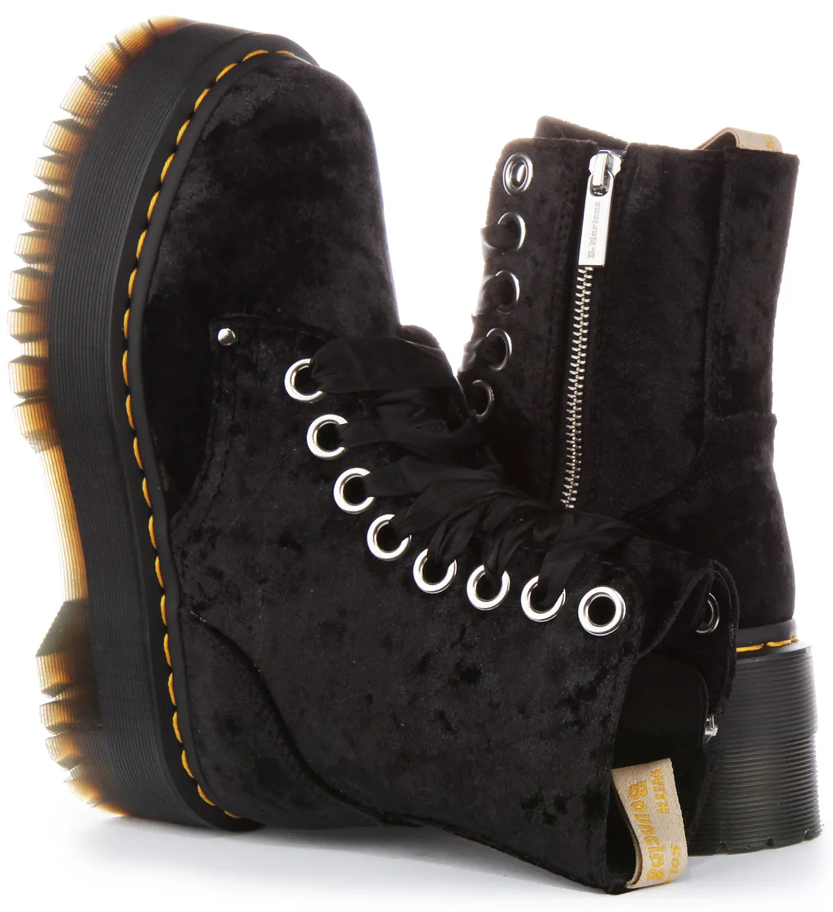Dr Martens Vegan Jadon Max In Schwarz Für Damen Schuhe Dr Martens