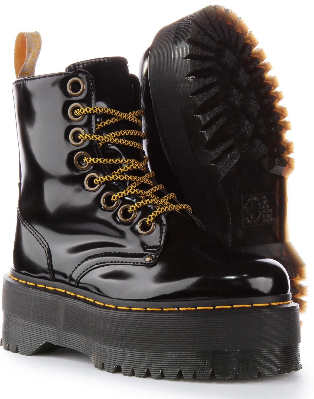 Dr Martens Vegan Jadon Max In Schwarz Für Damen Schuhe Dr Martens