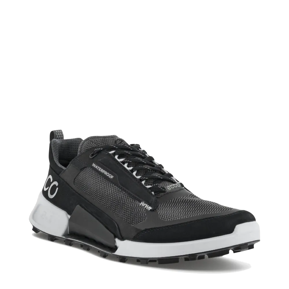 Ecco Herren Biom 2.1 X MTN wasserdichte Sneaker in Schwarz/Magnet/Schwarz