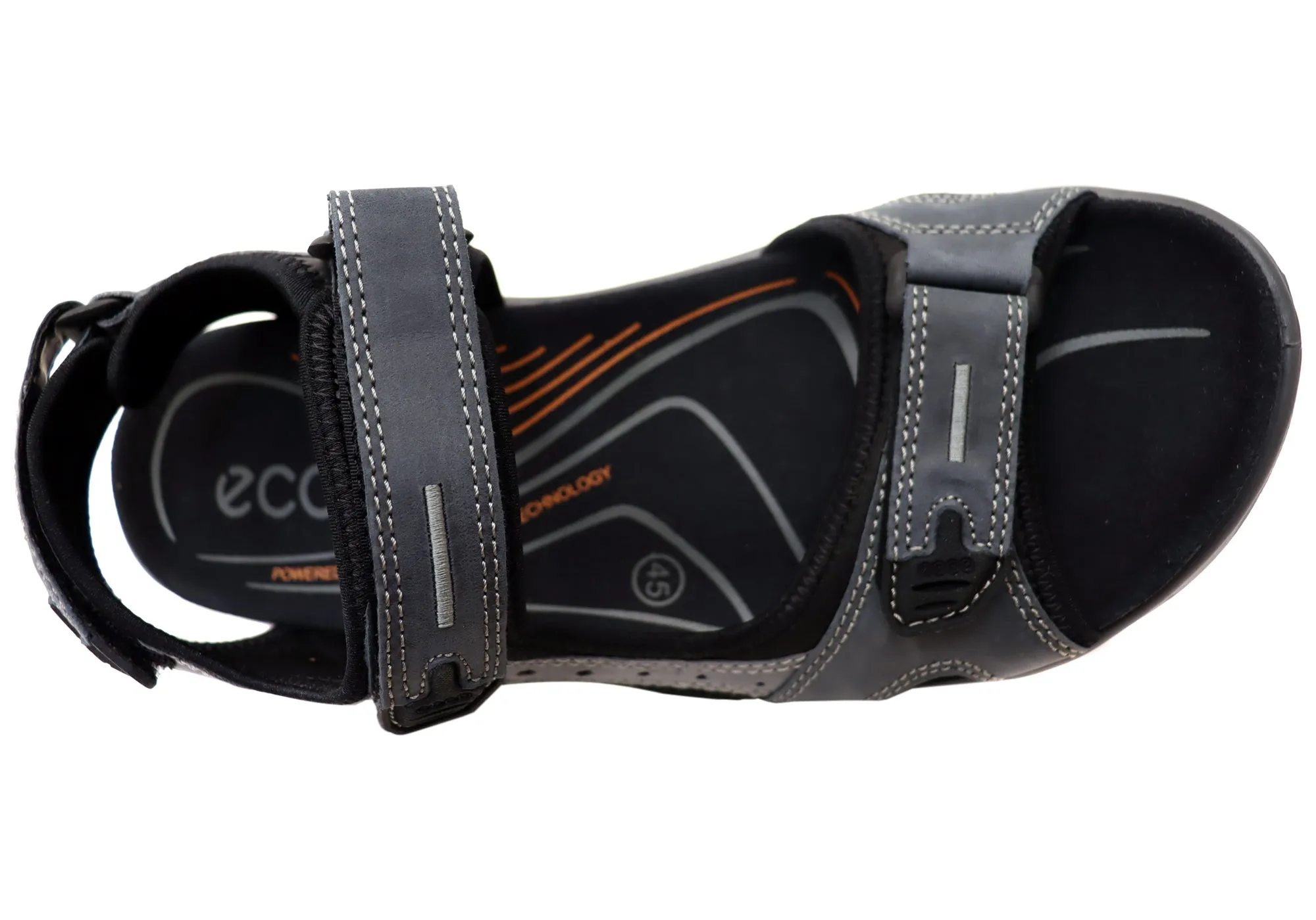 ECCO Herren Offroad Bequeme Leder Sandalen mit verstellbaren Riemen ECCO Schuhe