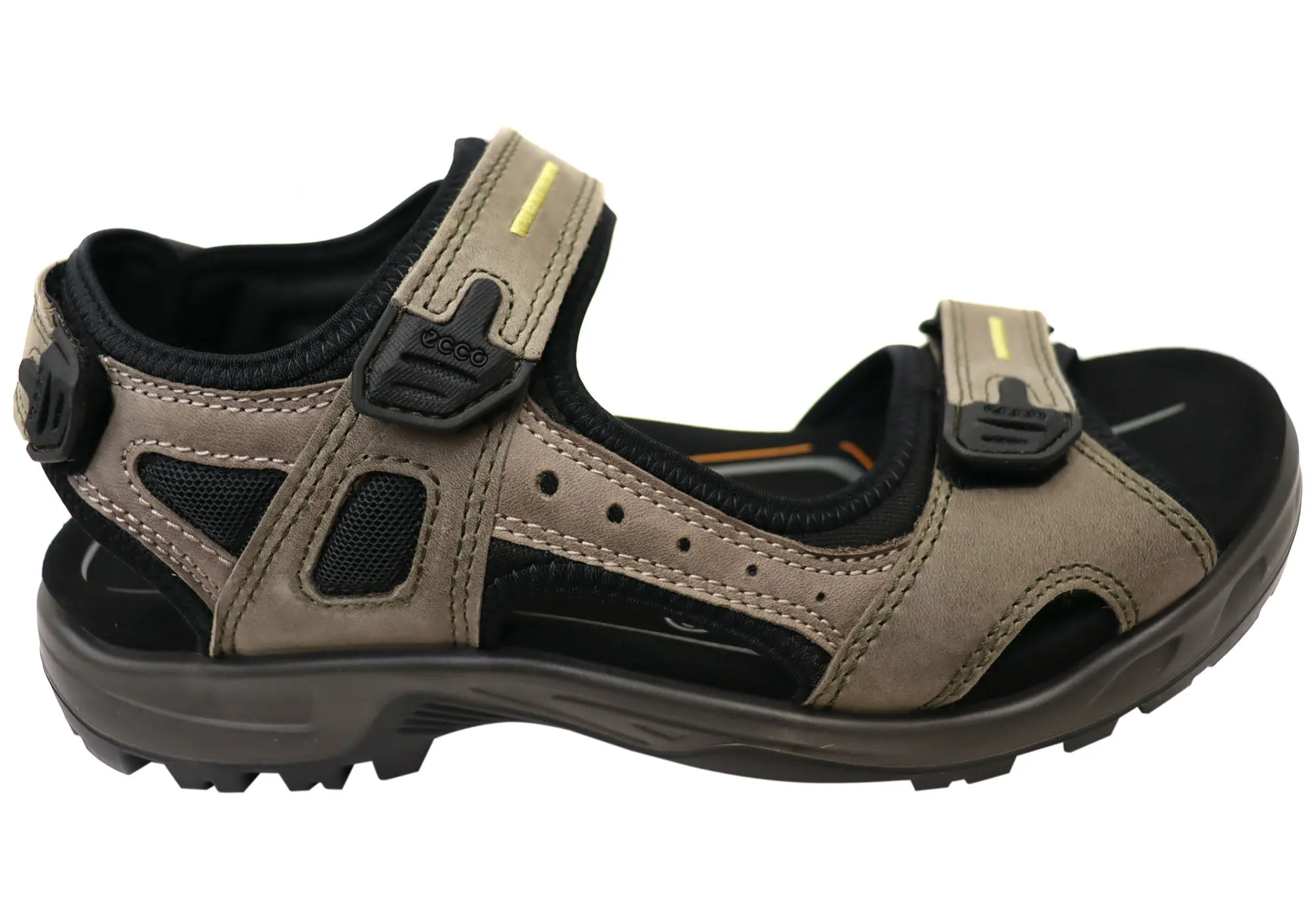 ECCO Herren Offroad Bequeme Leder Sandalen mit verstellbaren Riemen ECCO Schuhe