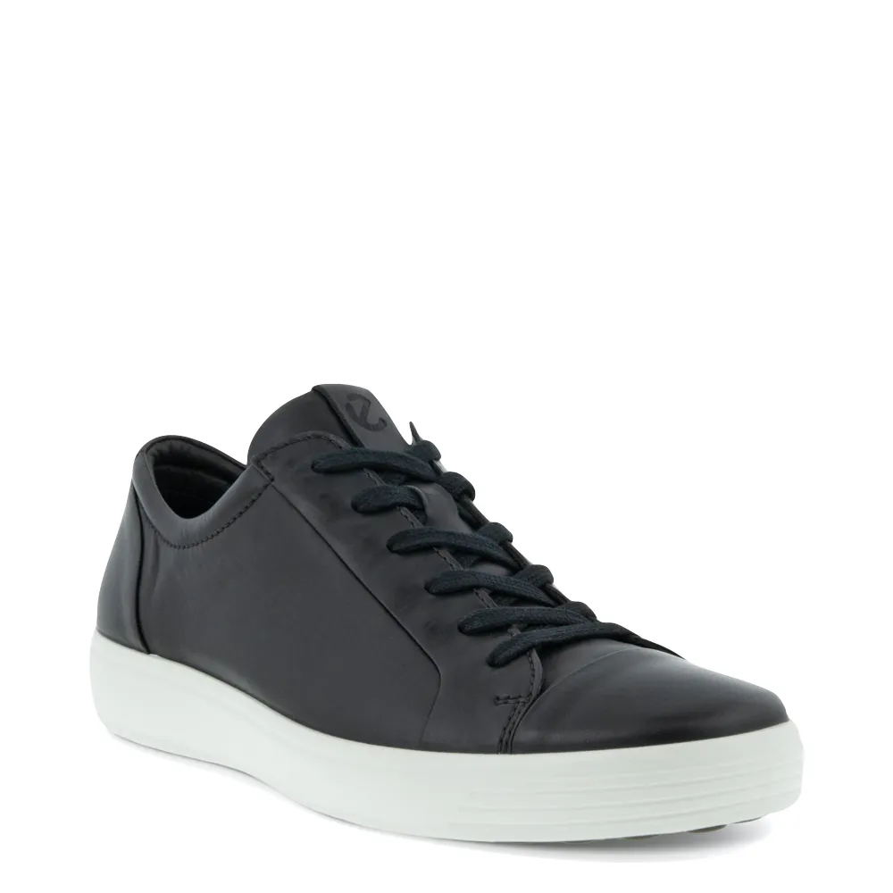 Ecco Herren Soft 7 City Sneaker in Schwarz