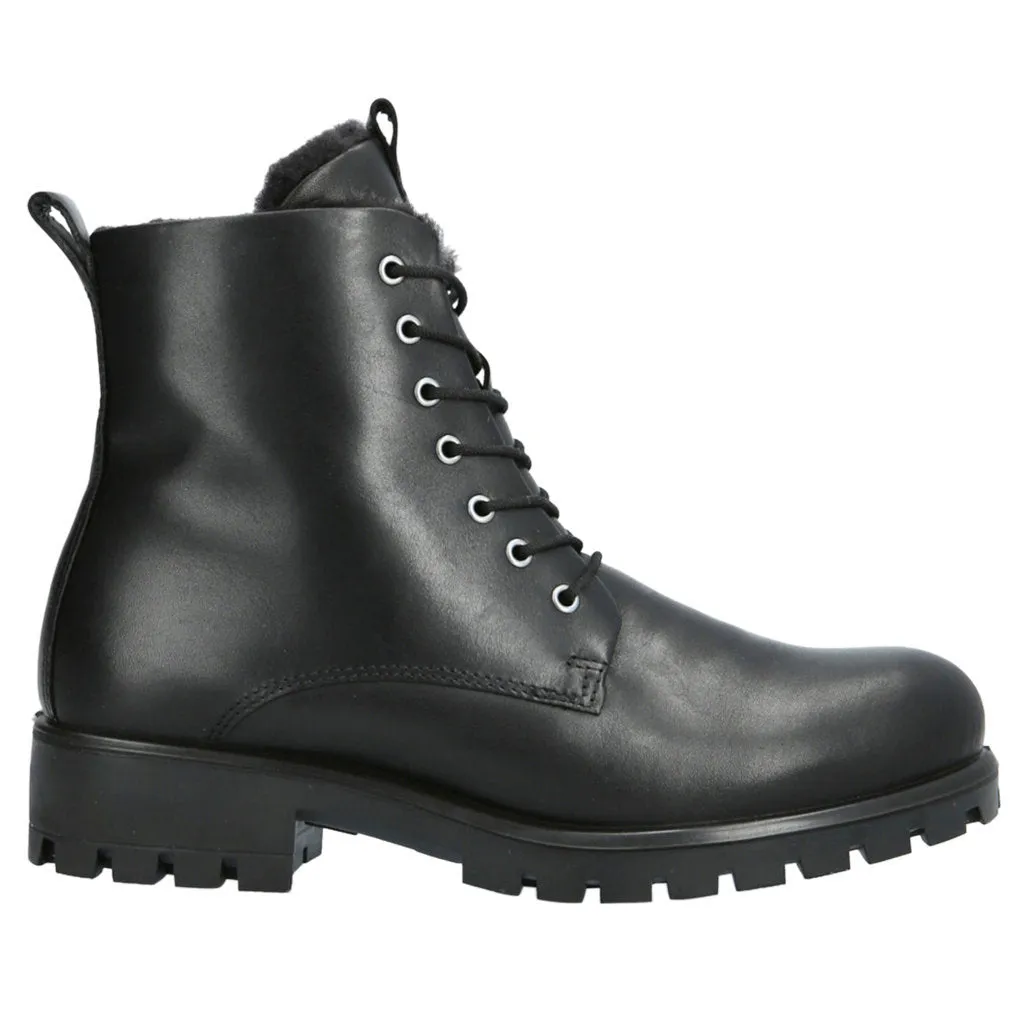 Ecco Modtray Ankle Boots für Damen aus Vollnarbenleder mit Isolierung