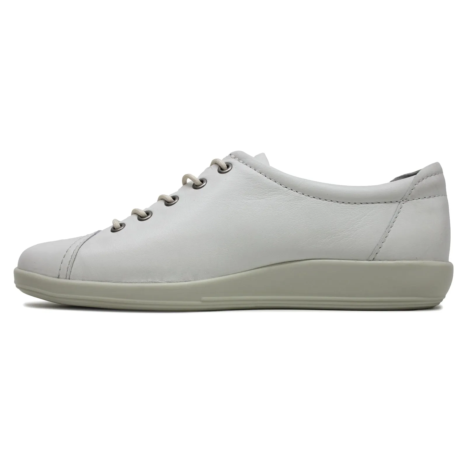Ecco Soft 2.0 Damen-Mode-Turnschuhe aus Vollnarbenleder Ecco Schuhe