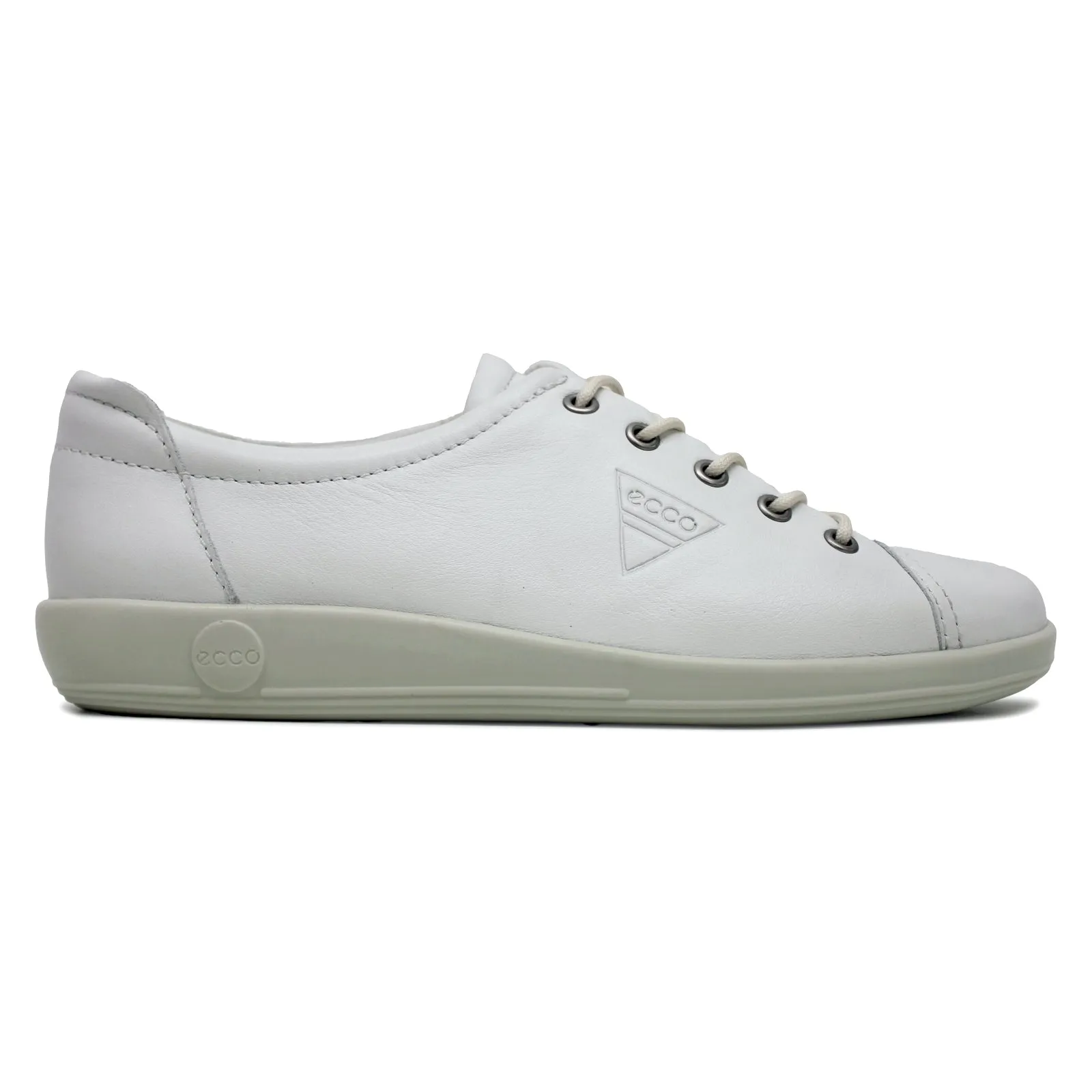 Ecco Soft 2.0 Damen-Mode-Turnschuhe aus Vollnarbenleder Ecco Schuhe