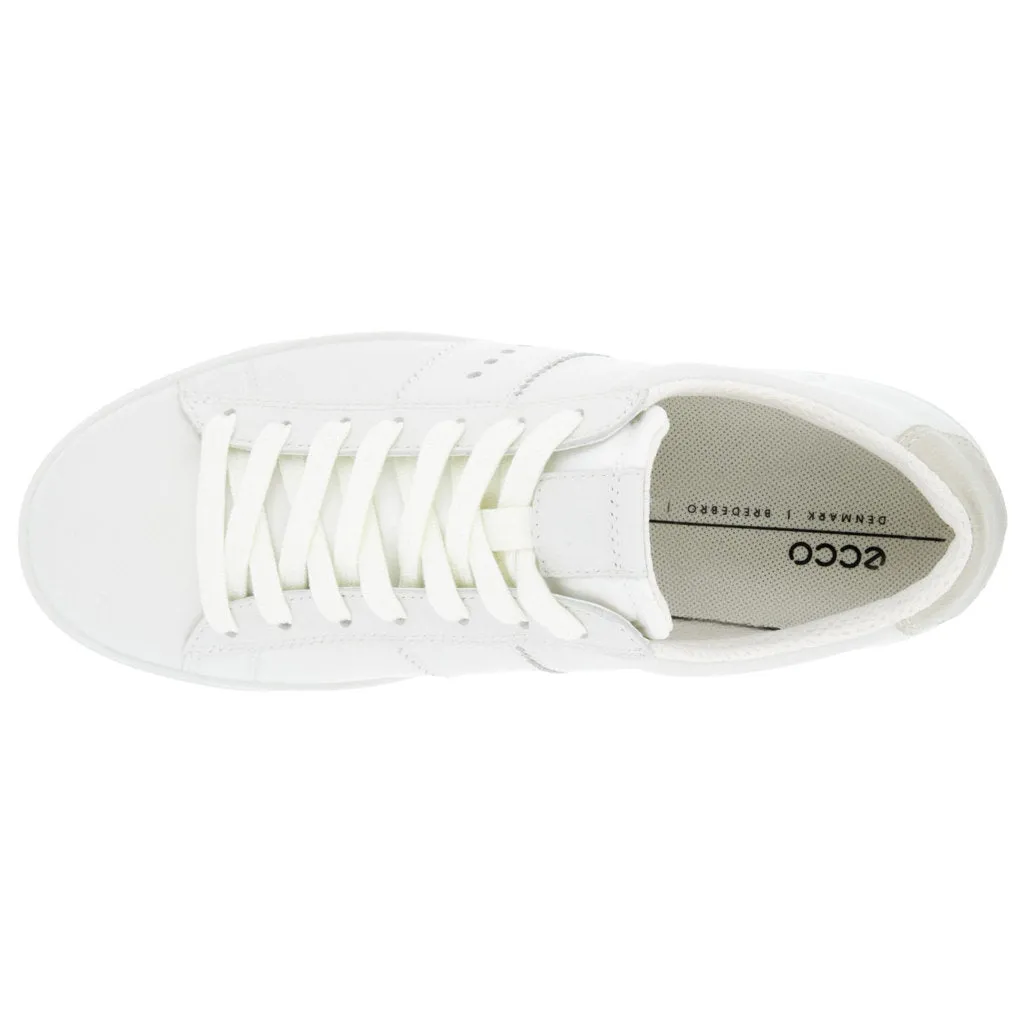 Ecco Street Lite Leder Damen Sneaker mit niedrigem Schaft