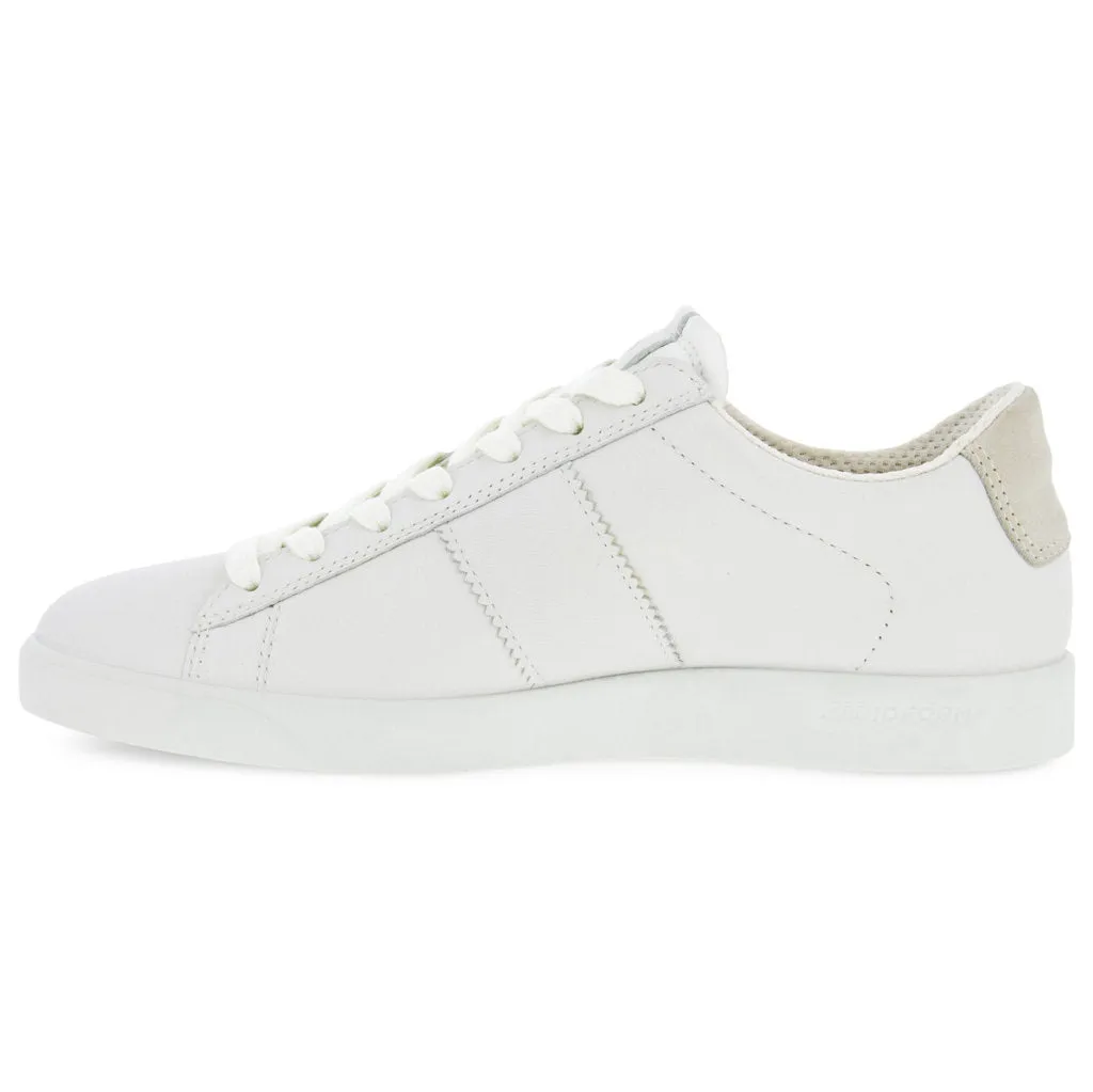 Ecco Street Lite Leder Damen Sneaker mit niedrigem Schaft