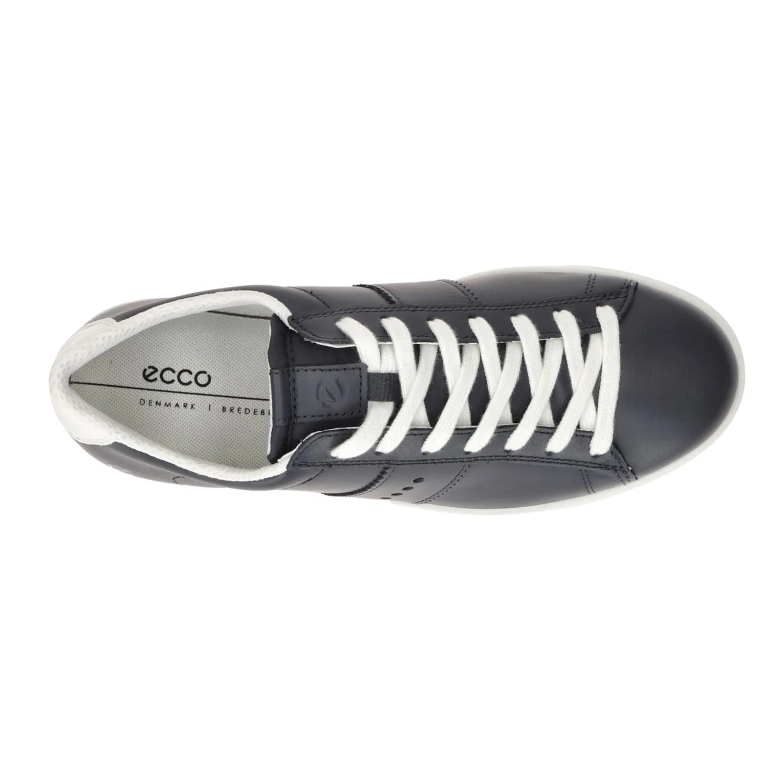 Ecco Street Lite Leder Damen Sneaker mit niedrigem Schaft