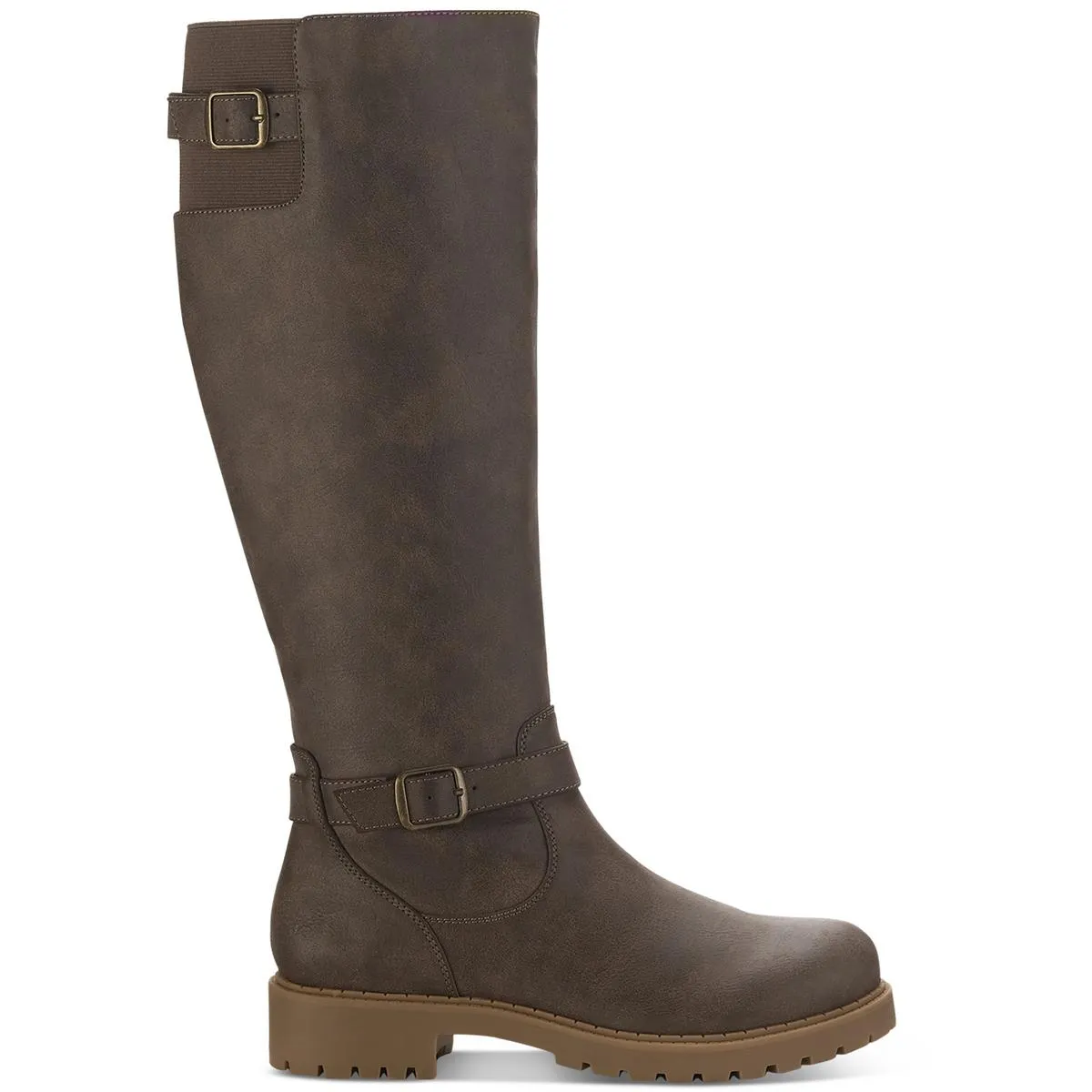 Elenorr Damen Stiefel mit Schlangenleder-Optik aus Kunstleder, Kniestiefel, Ecco Schuhe