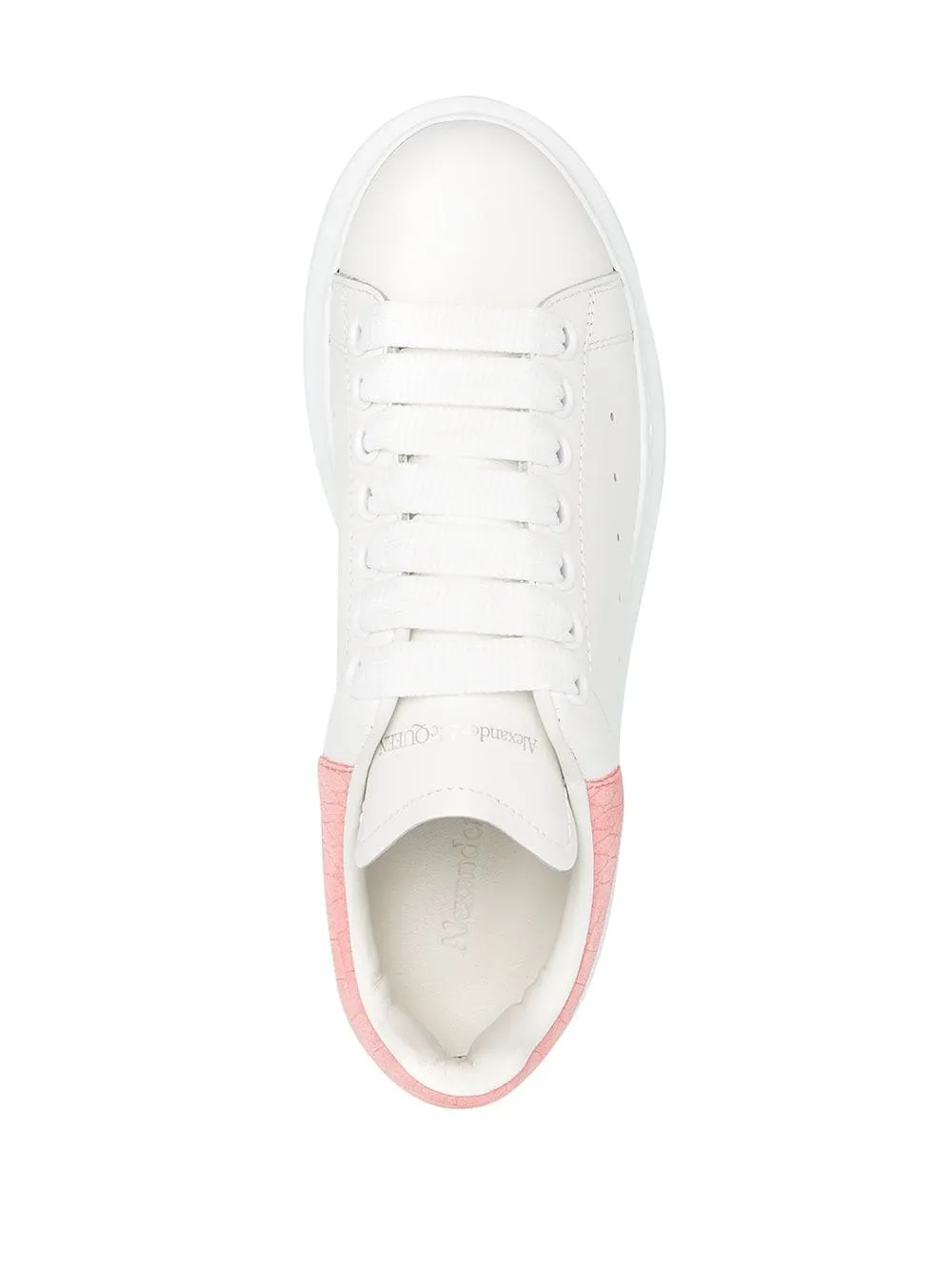 ES Sneaker Croc Nubuck Lasche, Rosé Schuhe_Alexander Mcqueen