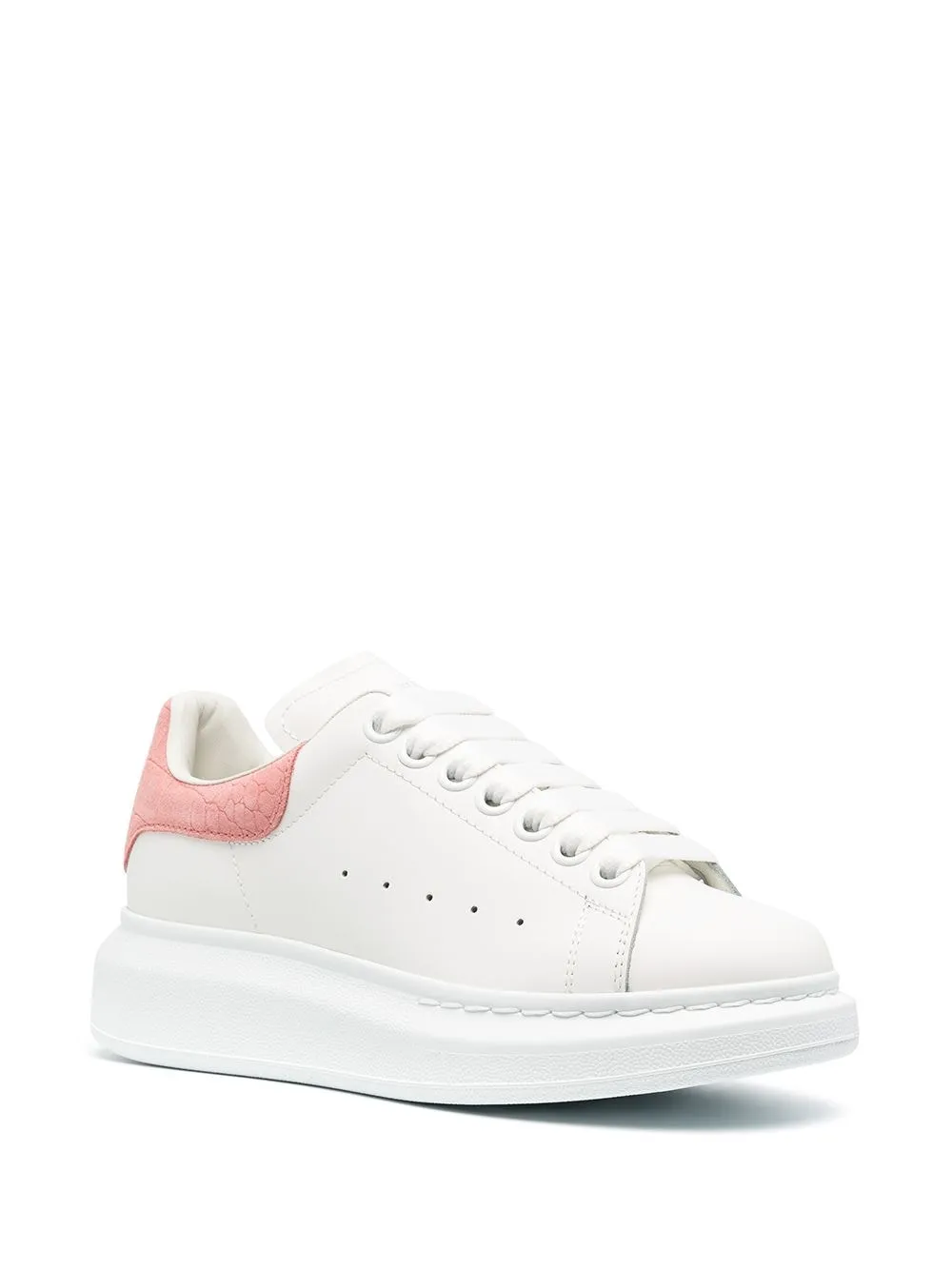 ES Sneaker Croc Nubuck Lasche, Rosé Schuhe_Alexander Mcqueen