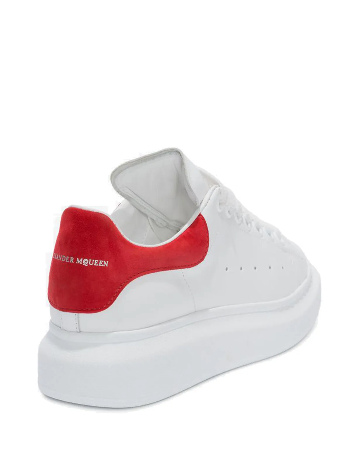 ES Sneaker Wildleder Lasche, Karminrote Schuhe_Alexander Mcqueen