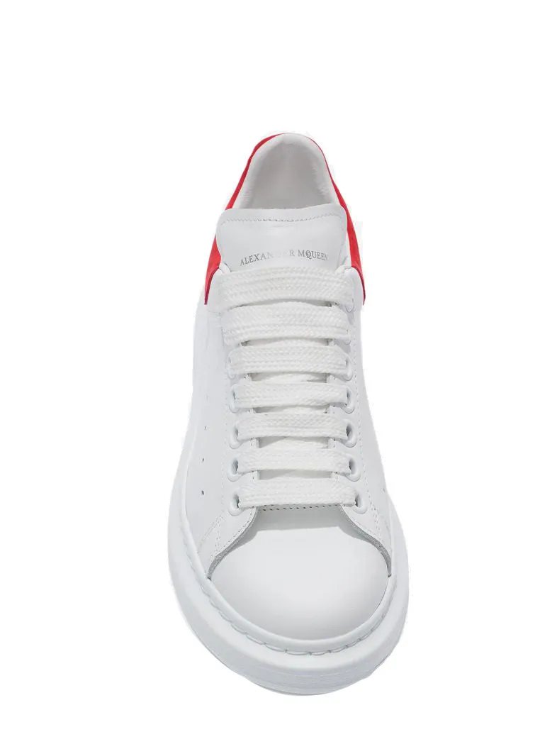 ES Sneaker Wildleder Lasche, Karminrote Schuhe_Alexander Mcqueen