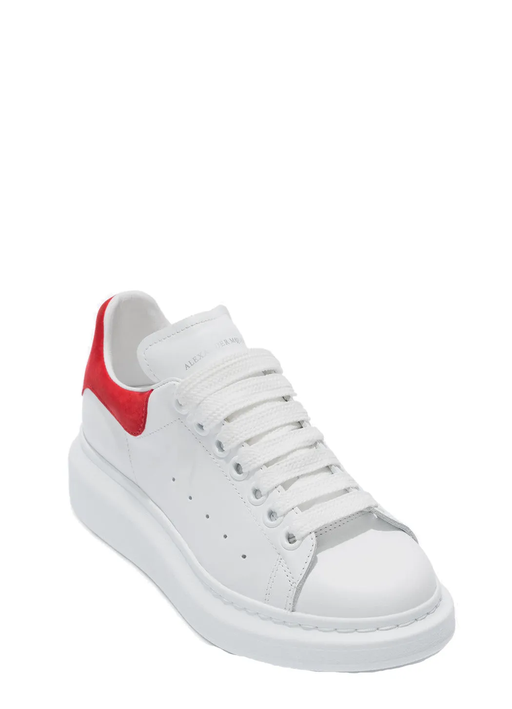 ES Sneaker Wildleder Lasche, Karminrote Schuhe_Alexander Mcqueen