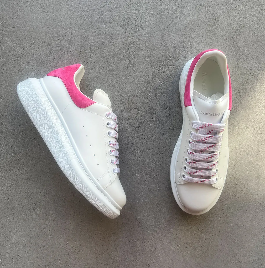 ES Sneakers Wildleder Lasche, Halo Pink Schuhe_Alexander Mcqueen