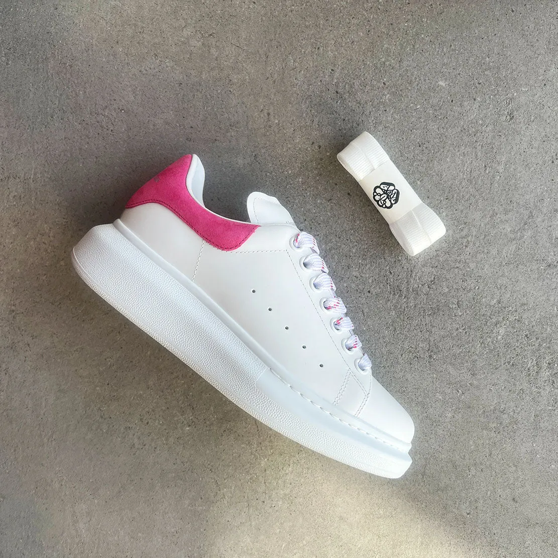 ES Sneakers Wildleder Lasche, Halo Pink Schuhe_Alexander Mcqueen