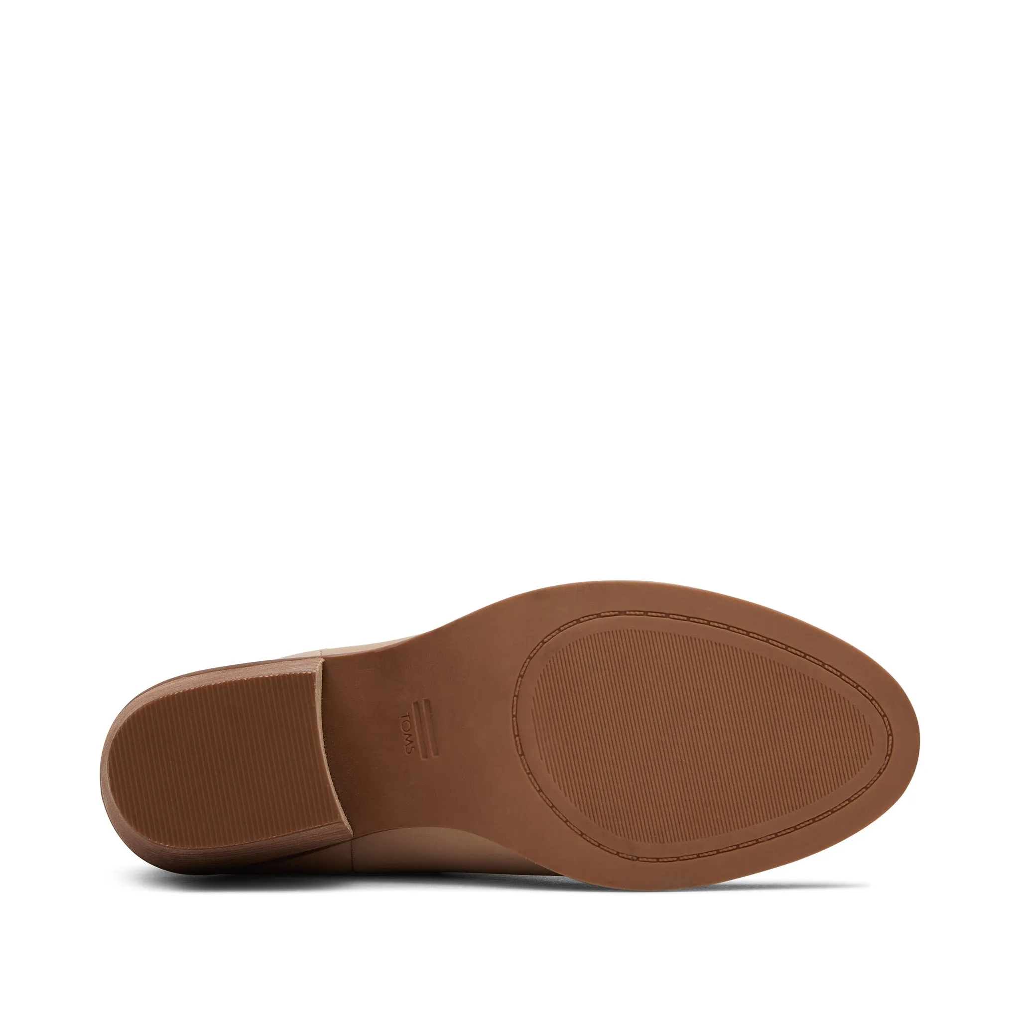 Everly Sand Leder Karo Absatzstiefel