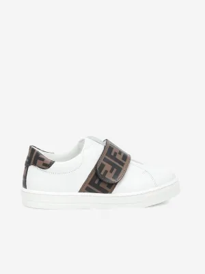Fendi Fendi Leder FF Logo Riemchen Sneaker