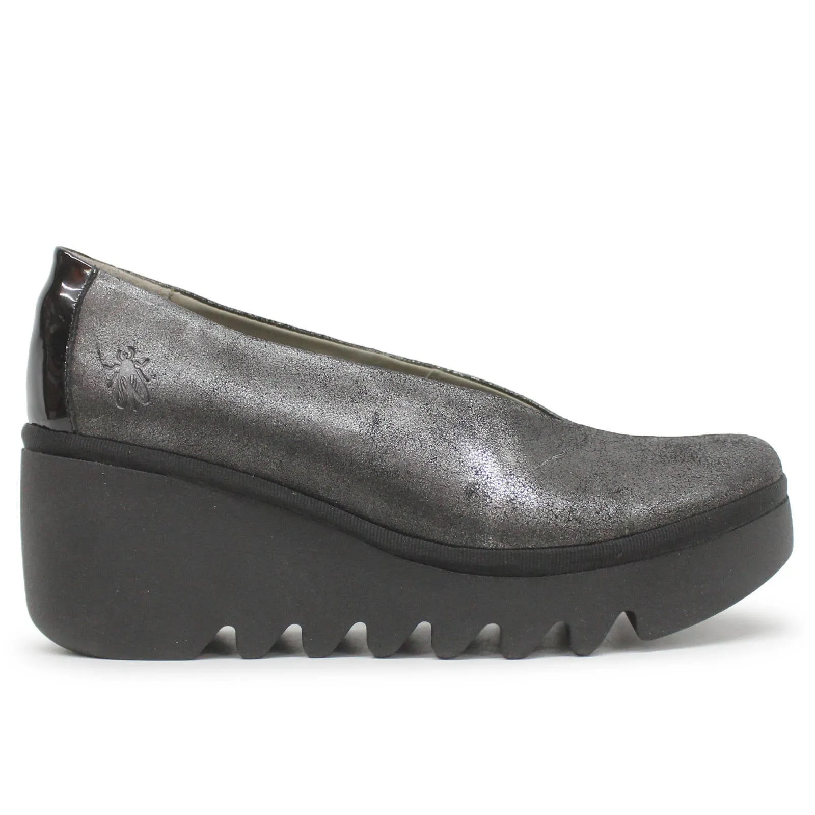 Fly London BESO246FLY Atlantis Leder Damen Plateauschuhe
