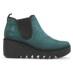 Fly London BYNE349FLY Öl Wildleder Damen Schlupfstiefel