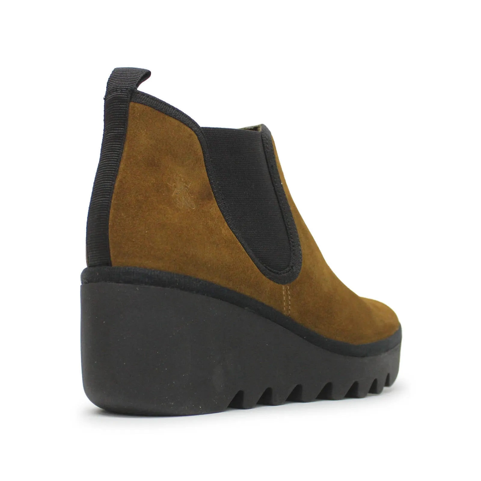 Fly London BYNE349FLY Öl Wildleder Damen Schlupfstiefel
