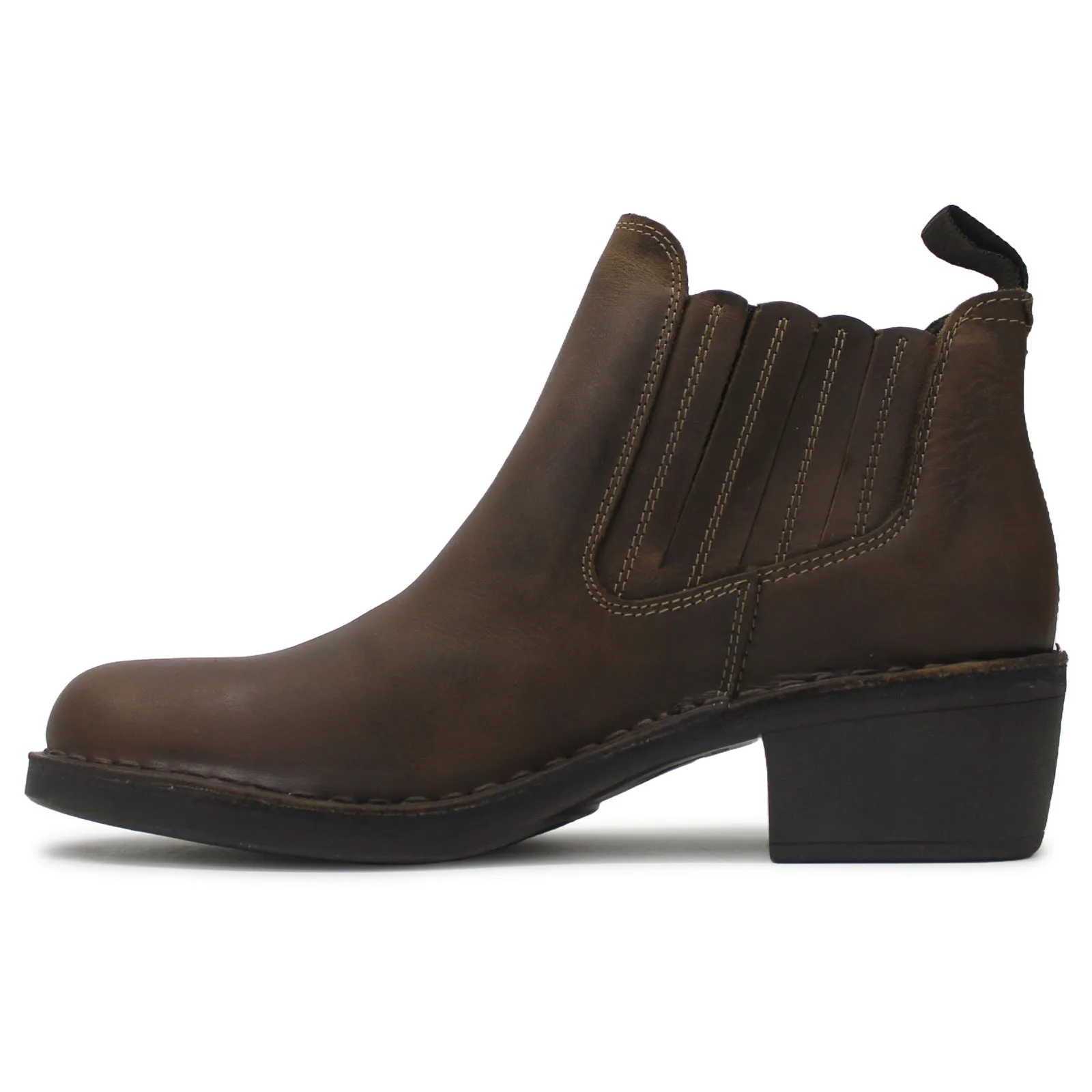 Fly London Moof103Fly Rug Leder Chelsea Stiefeletten für Damen