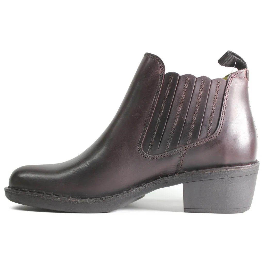Fly London Moof103Fly Rug Leder Chelsea Stiefeletten für Damen