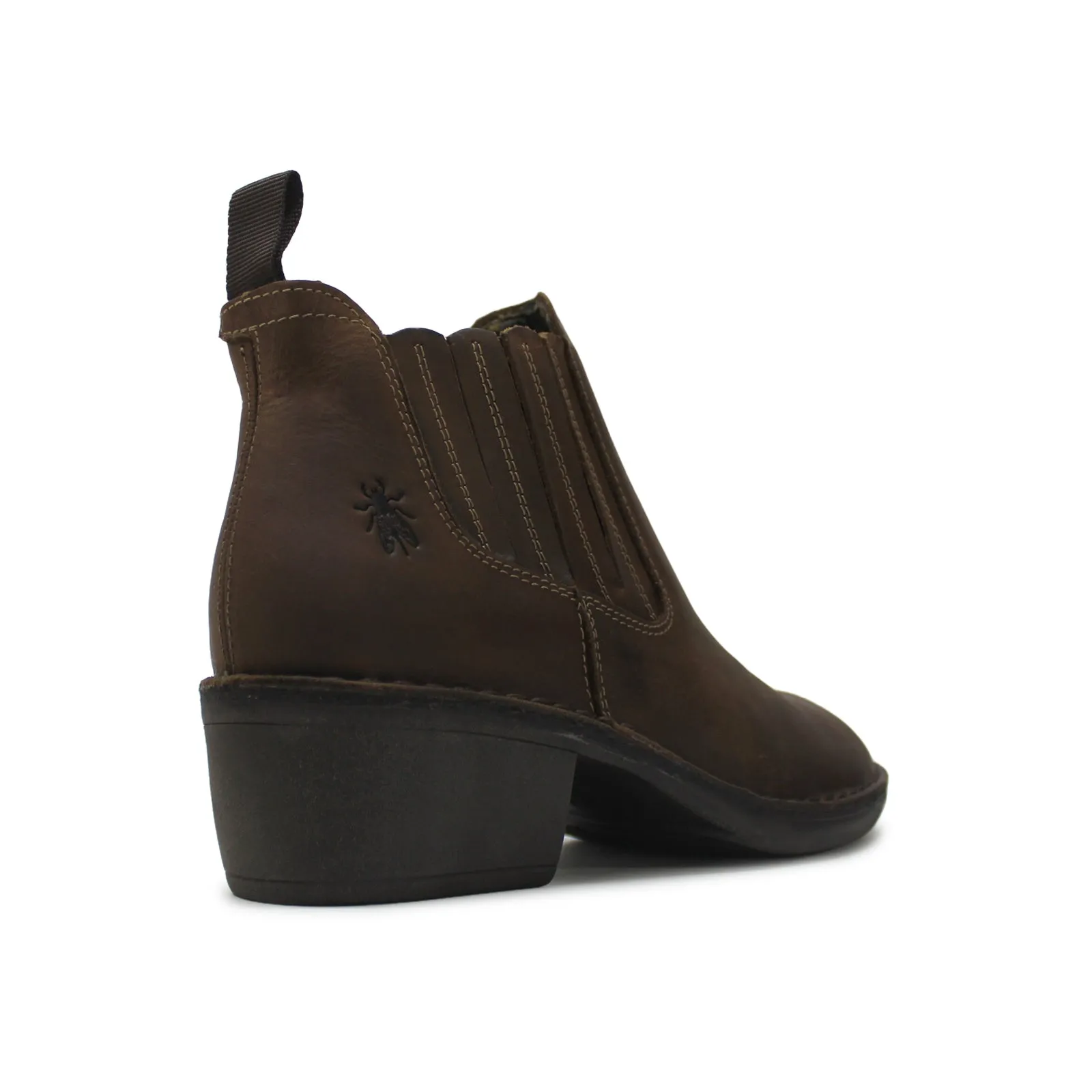Fly London Moof103Fly Rug Leder Chelsea Stiefeletten für Damen