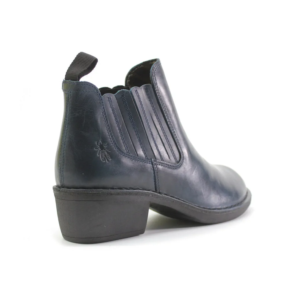 Fly London Moof103Fly Rug Leder Chelsea Stiefeletten für Damen
