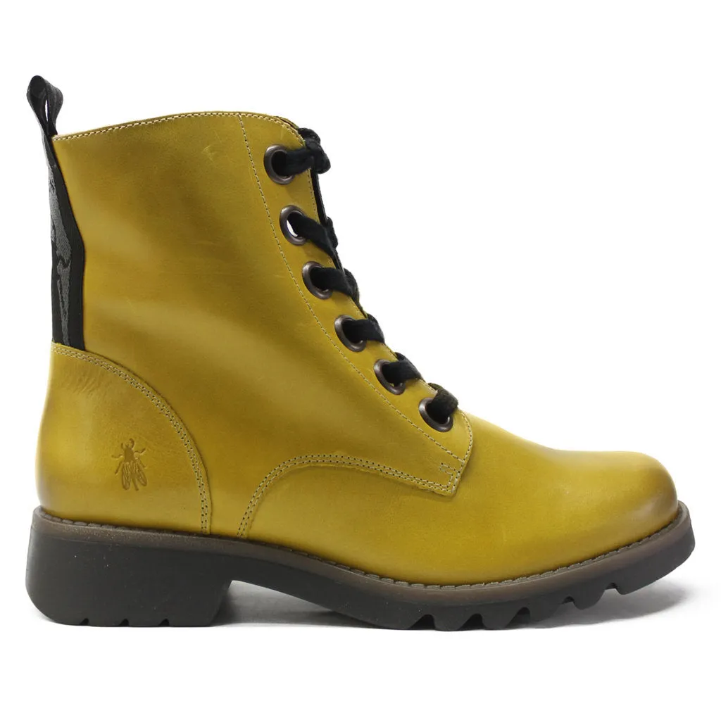 Fly London Ragi539Fly Rug Leder Damen Schnürstiefel