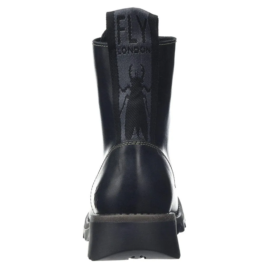 Fly London Ragi539Fly Rug Leder Damen Schnürstiefel