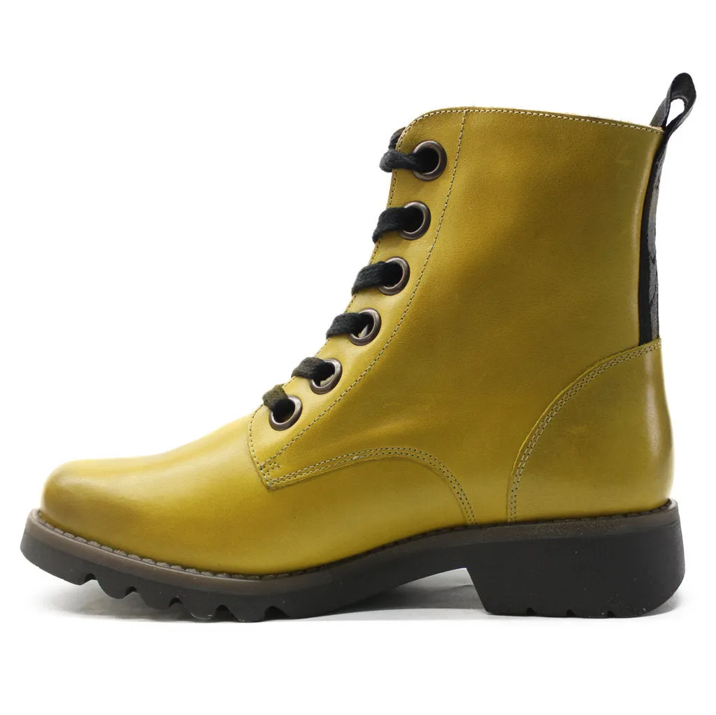 Fly London Ragi539Fly Rug Leder Damen Schnürstiefel