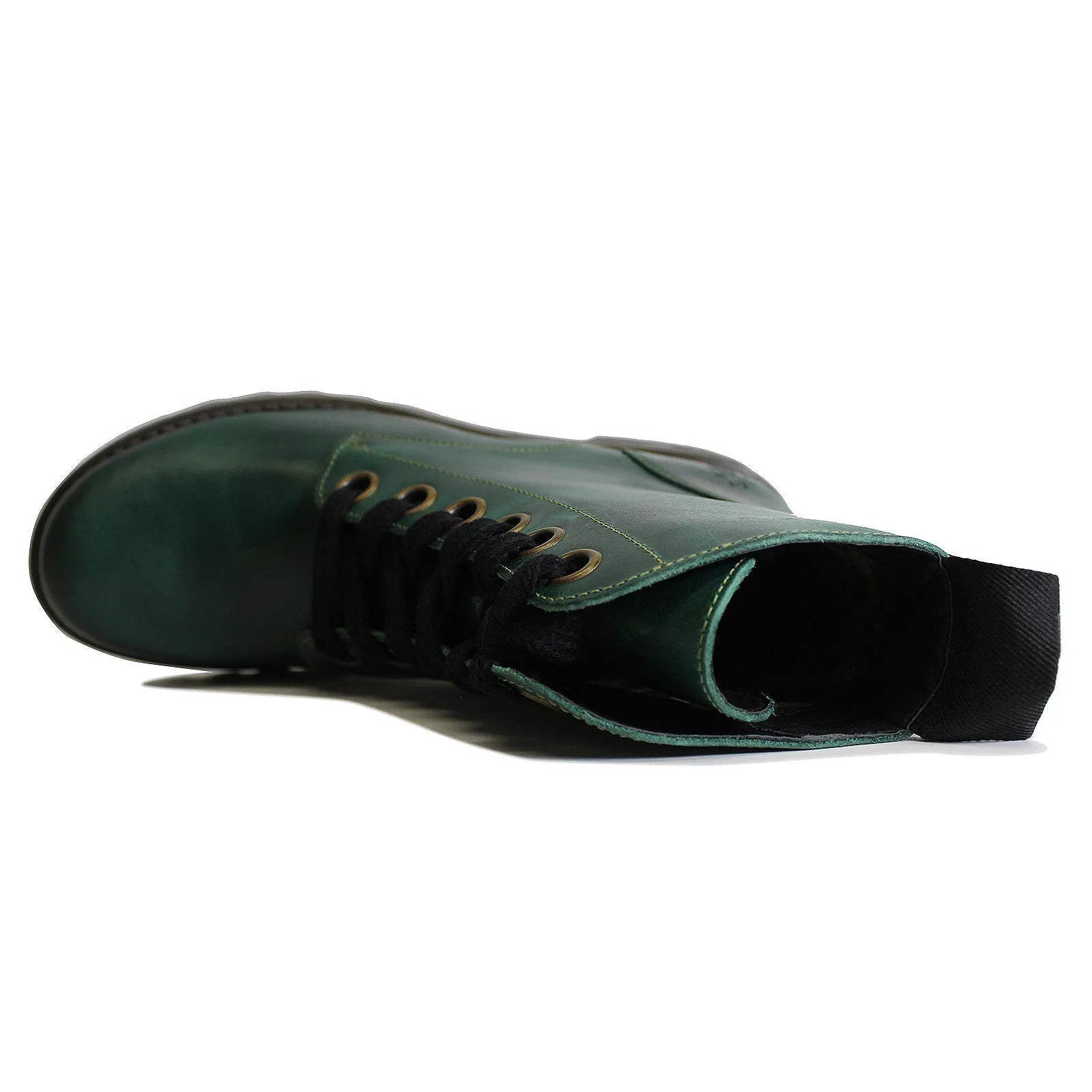 Fly London Ragi539Fly Rug Leder Damen Schnürstiefel