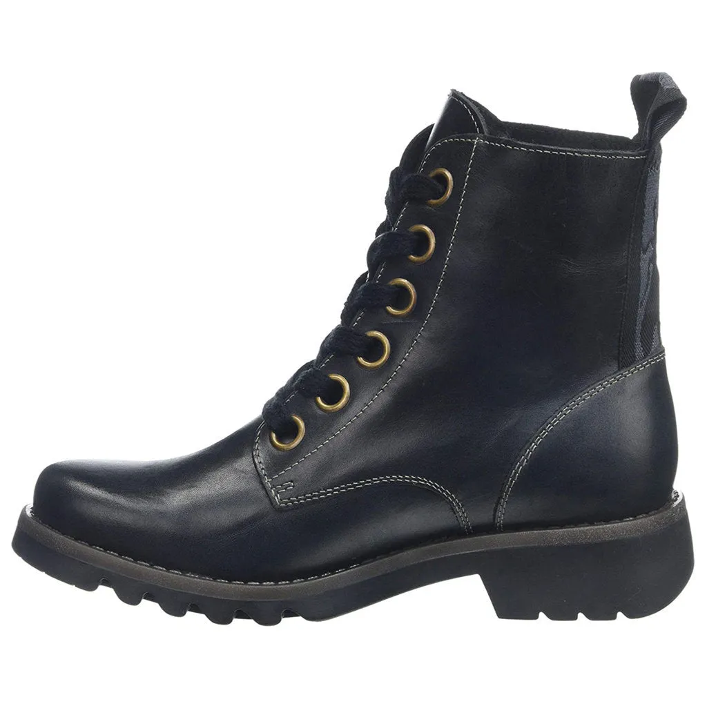Fly London Ragi539Fly Rug Leder Damen Schnürstiefel