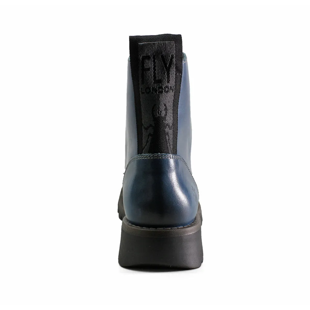 Fly London Ragi539Fly Rug Leder Damen Schnürstiefel