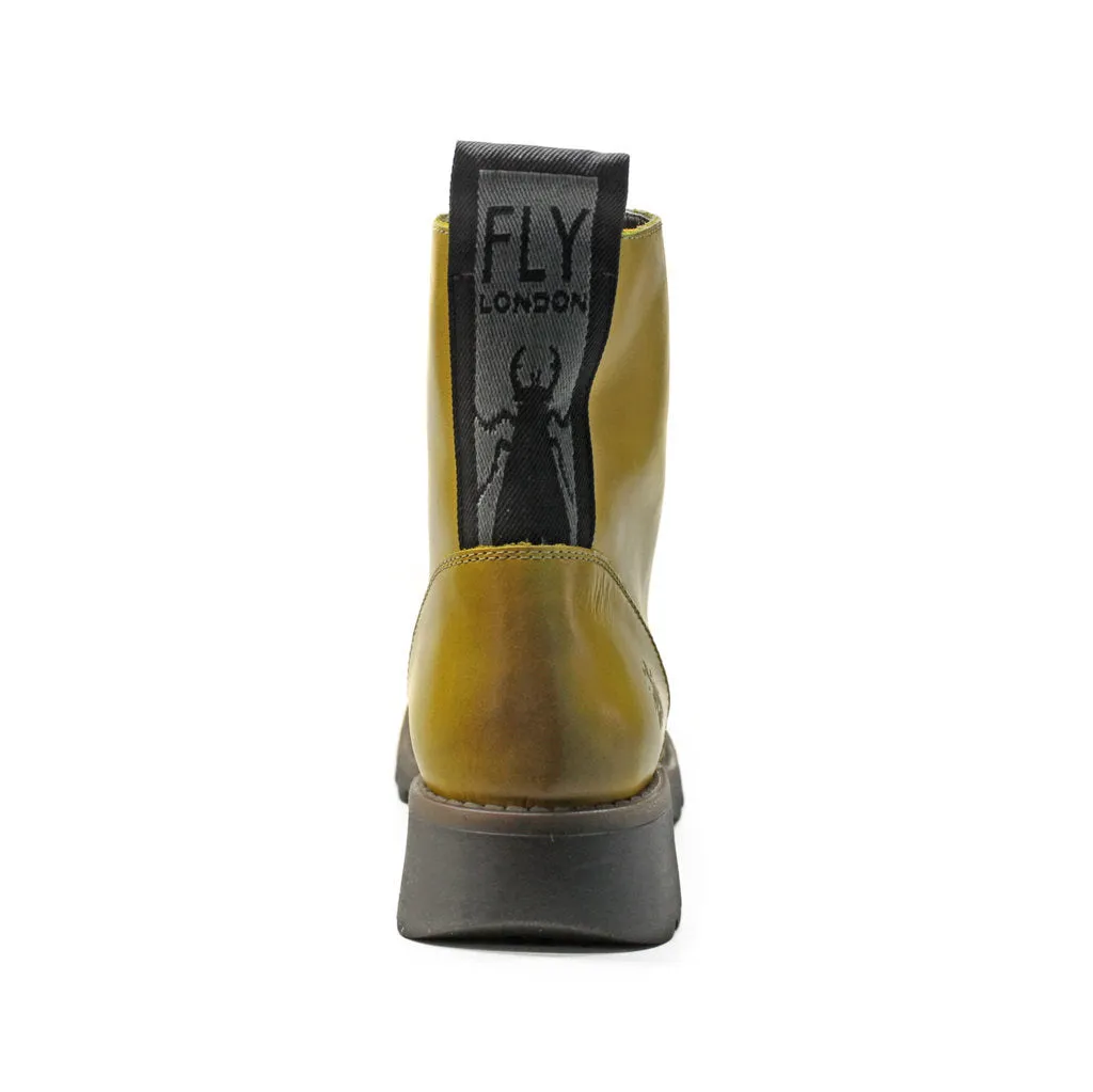 Fly London Ragi539Fly Rug Leder Damen Schnürstiefel