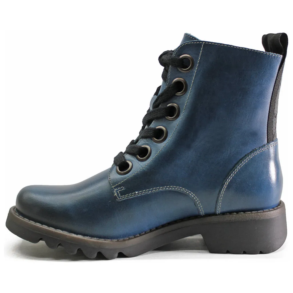 Fly London Ragi539Fly Rug Leder Damen Schnürstiefel