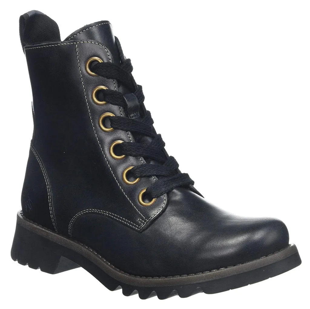 Fly London Ragi539Fly Rug Leder Damen Schnürstiefel