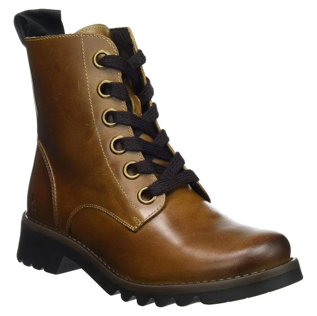 Fly London Ragi539Fly Rug Leder Damen Schnürstiefel