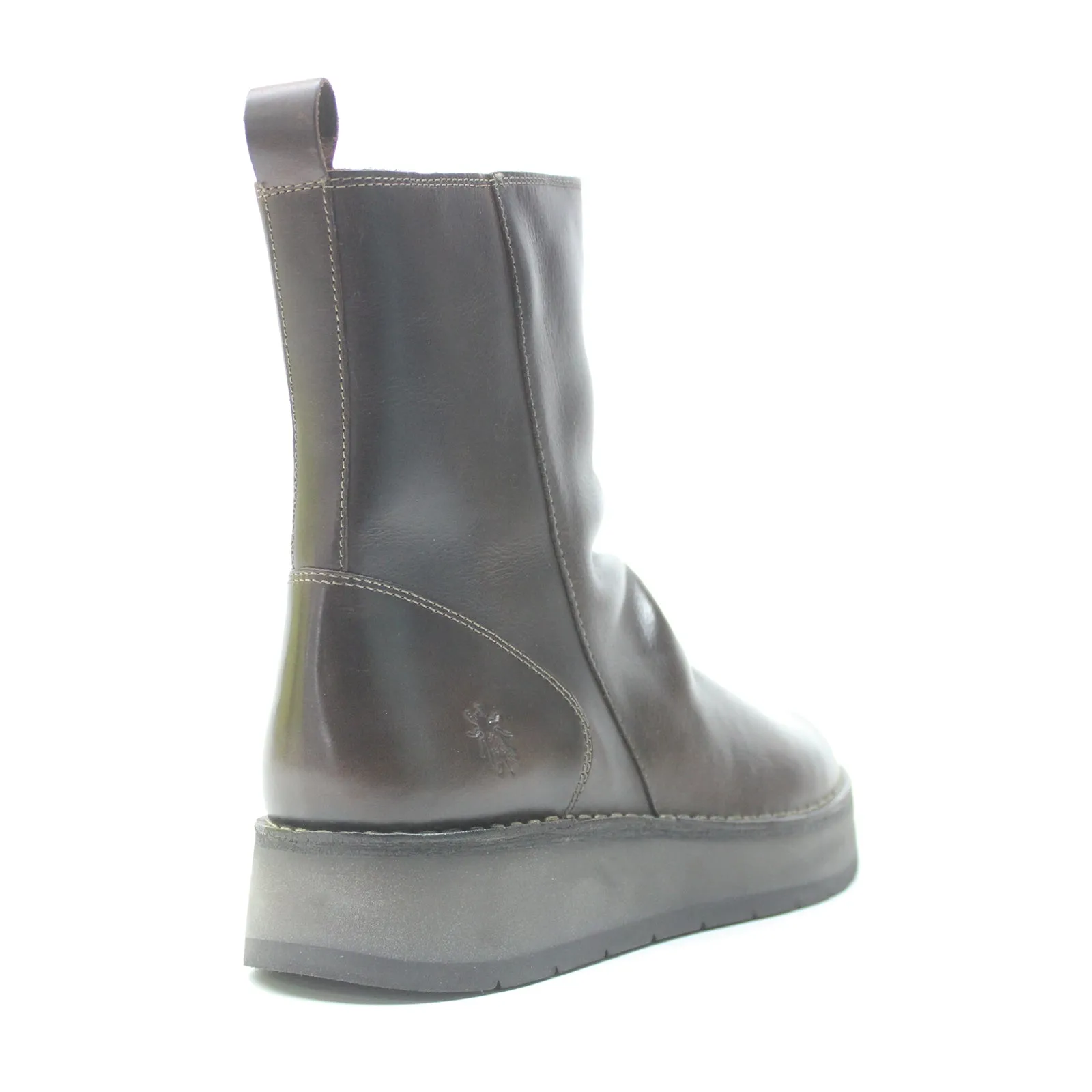 Fly London Reno053Fly Rug Leder Stiefeletten mit Reißverschluss für Damen
