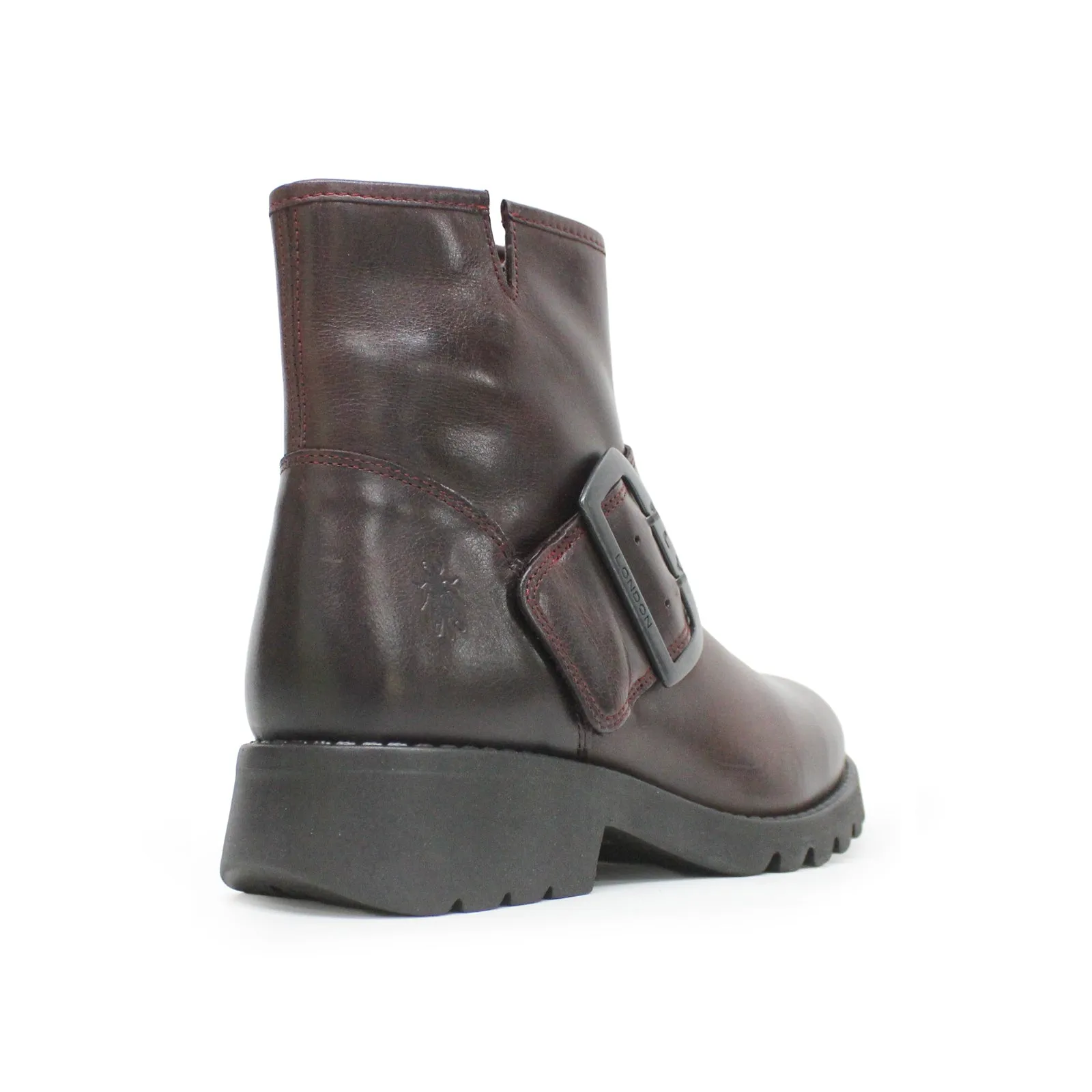 Fly London Rily991Fly Leder Damen Schnallenriemen Knöchelstiefel