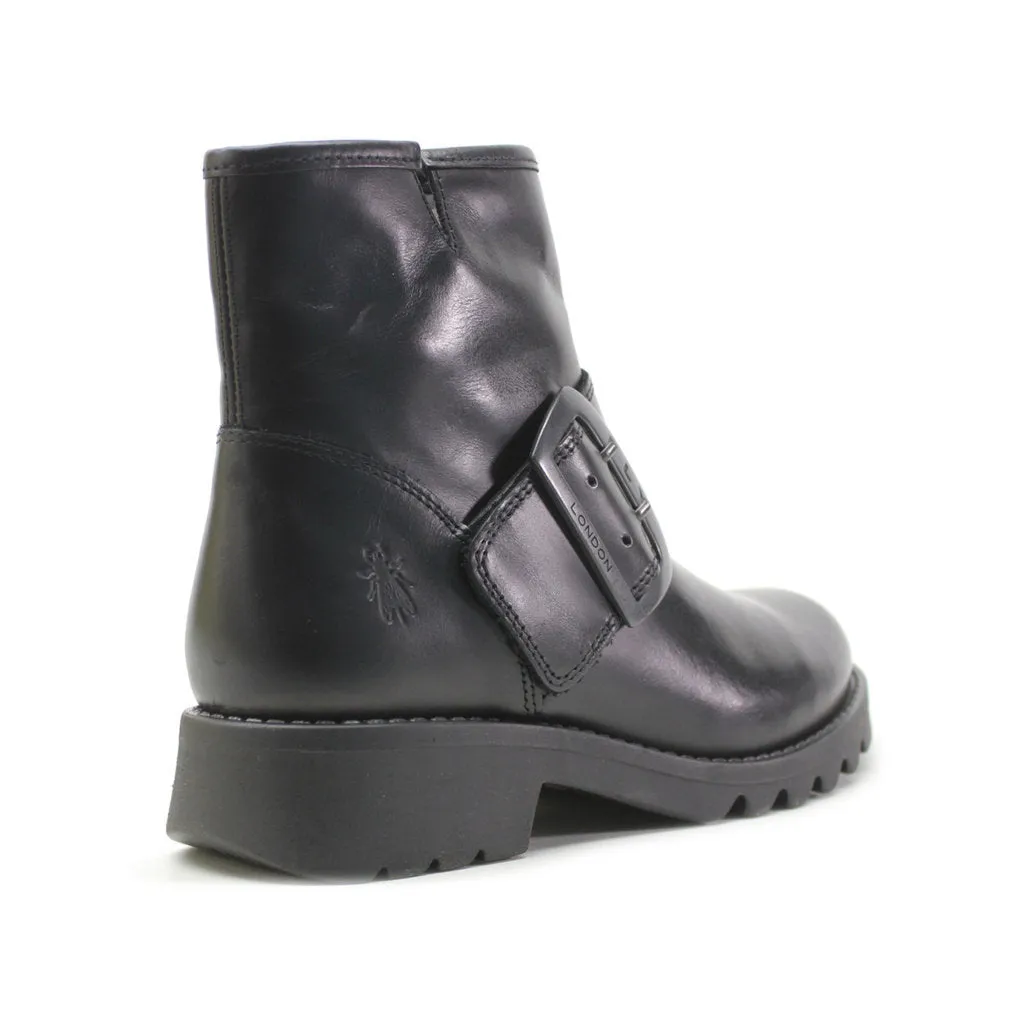 Fly London Rily991Fly Leder Damen Schnallenriemen Knöchelstiefel