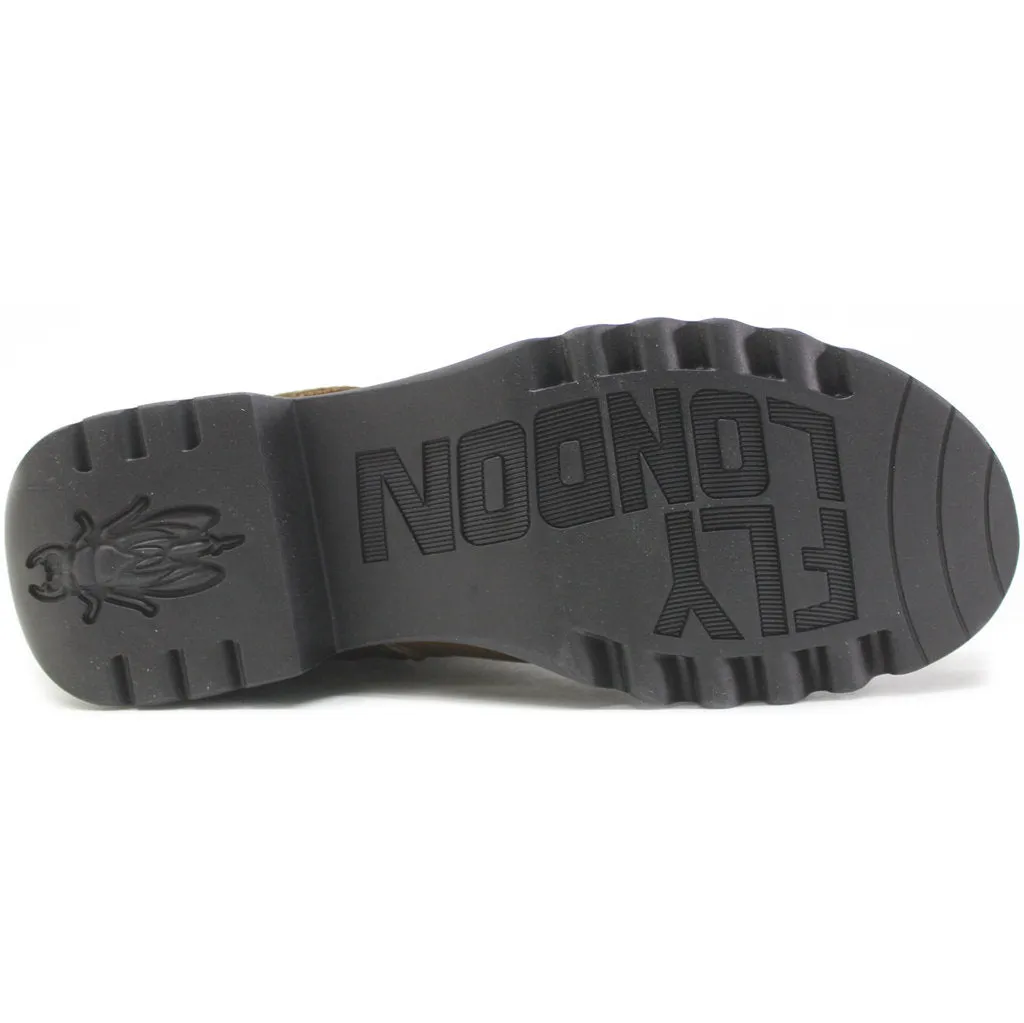 Fly London Rily991Fly Leder Damen Schnallenriemen Knöchelstiefel