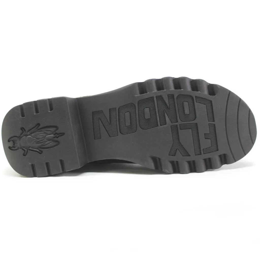 Fly London Rily991Fly Leder Damen Schnallenriemen Knöchelstiefel
