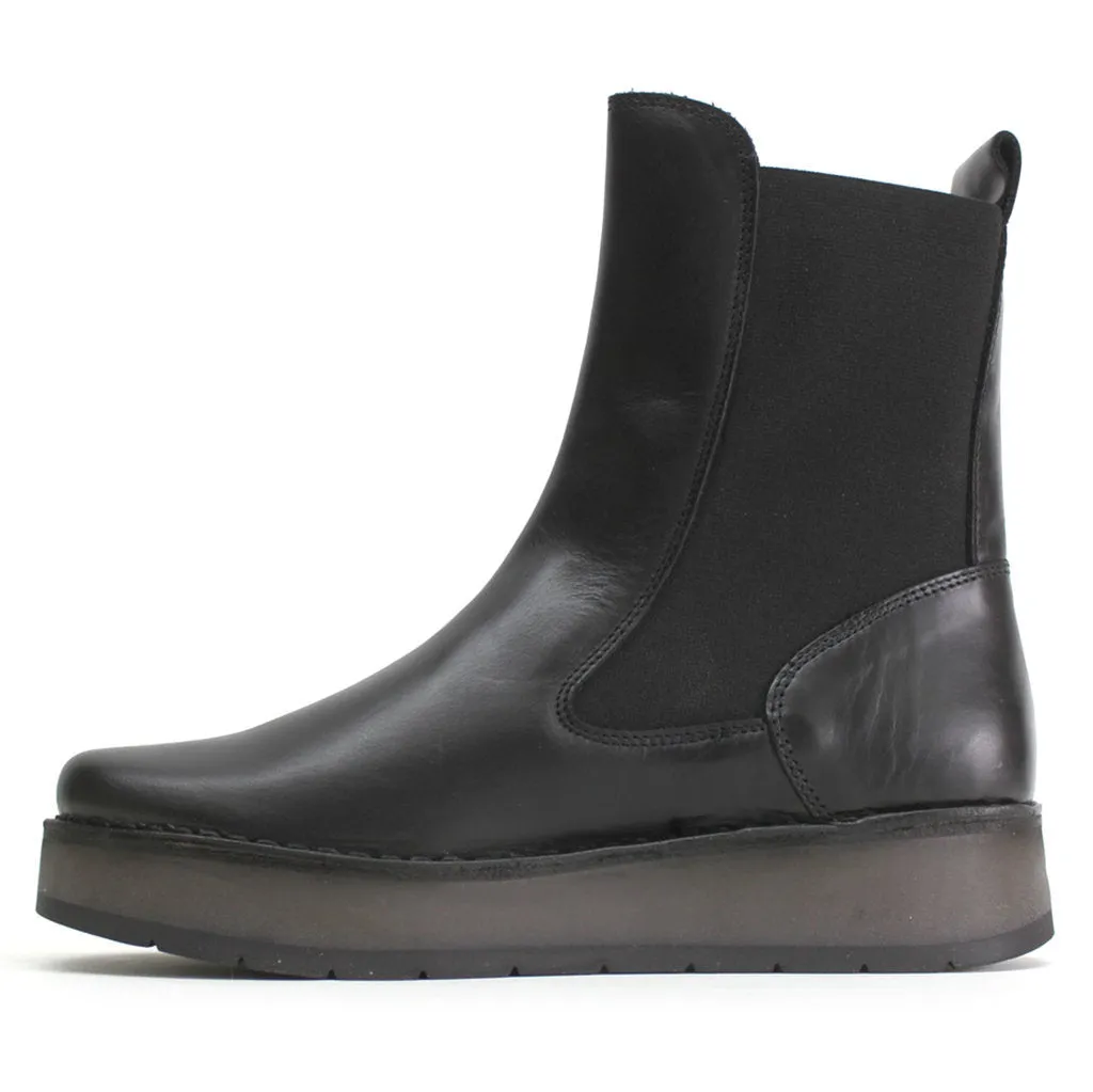 Fly London Ruba100Fly Rug Leder Chelsea-Stiefel für Damen