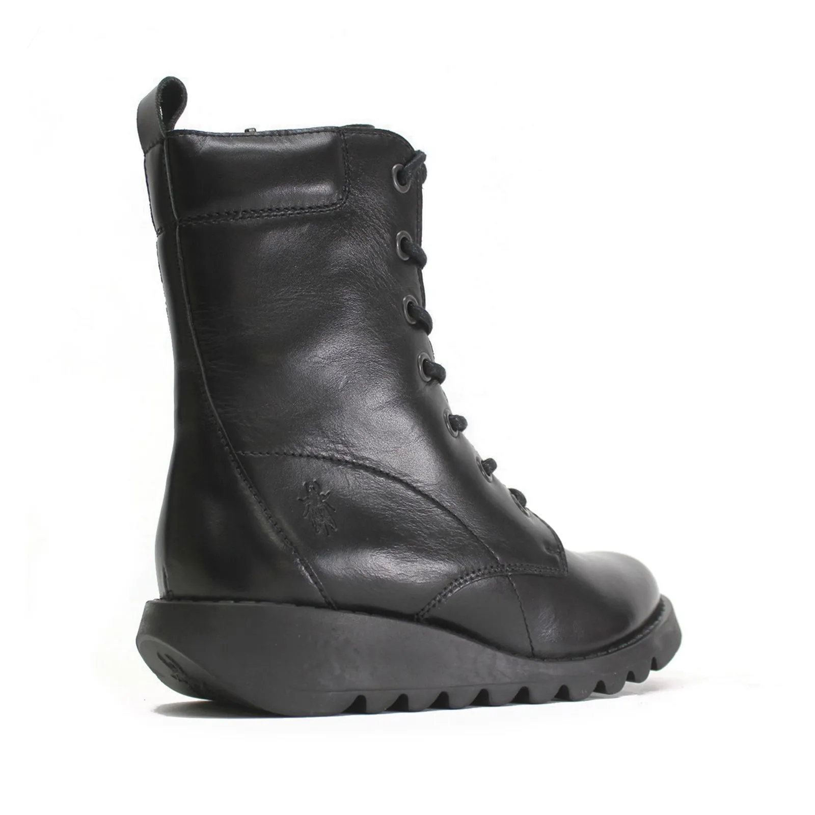 Fly London Silf015Fly Leder Keilabsatz Stiefeletten für Damen