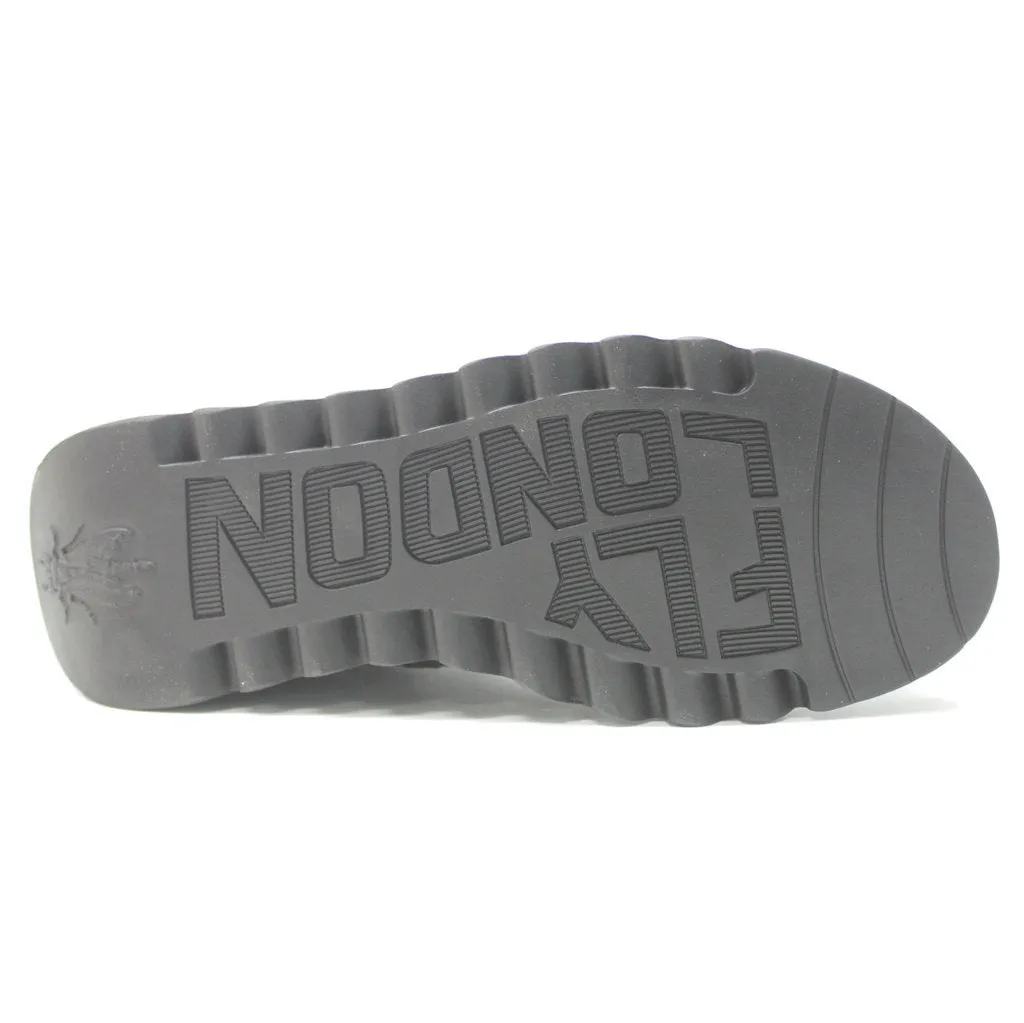 Fly London Silf015Fly Leder Keilabsatz Stiefeletten für Damen