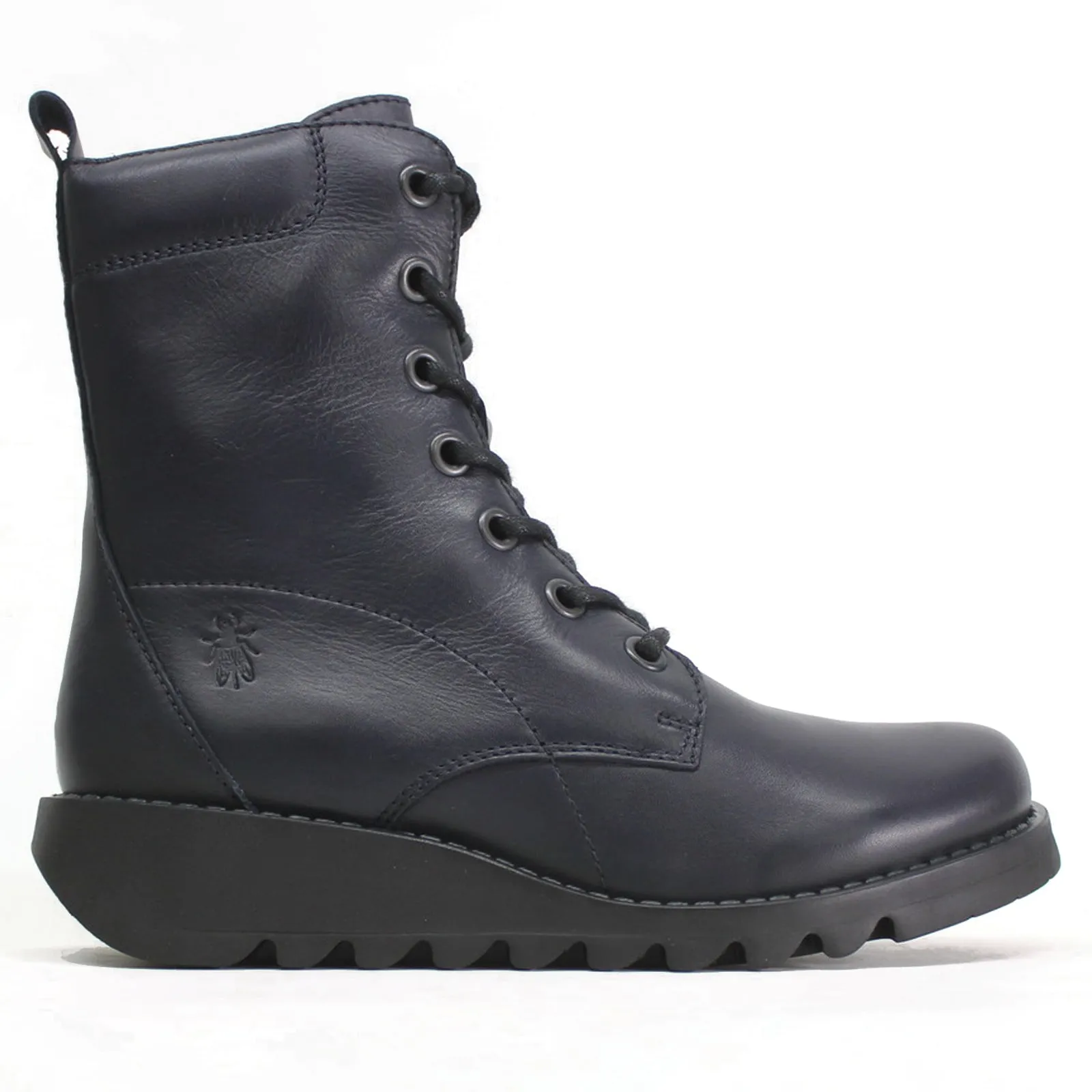 Fly London Silf015Fly Leder Keilabsatz Stiefeletten für Damen