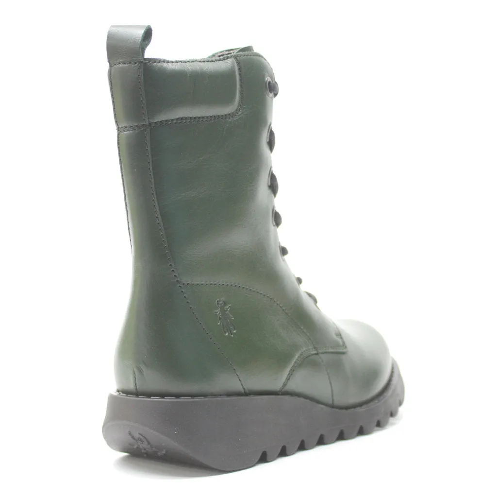 Fly London Silf015Fly Leder Keilabsatz Stiefeletten für Damen